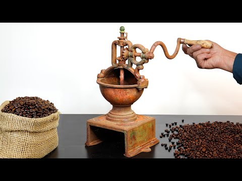 Rusty Coffee Grinder Restoration