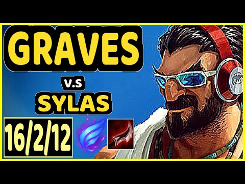 DON ARTS (GRAVES) vs SYLAS - 16/2/12 KDA JUNGLE CHALLENGER GAMEPLAY - EUW