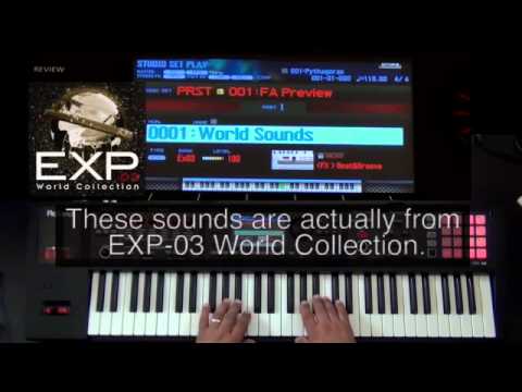 How to install Sound Libraries  into Roland FA-06/08 from Axial website