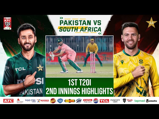 2nd Innings Highlights | Pakistan vs South Africa T20I Series | 1st T20I | PCB | M2R1U