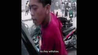 Wild Riots in Indonesia #shorts #police #footage #videos