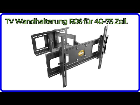 BEWERTUNG (2025): TV Wandhalterung R06 für 40-75 Zoll.. WESENTLICHE Einzelheiten