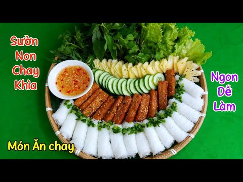 SƯỜN NON CHAY Làm Món Chay Này Ăn Cơm, Ăn Bún, Bánh Hỏi, Bánh Mì Đều Ngon | Bà Mẹ Quê