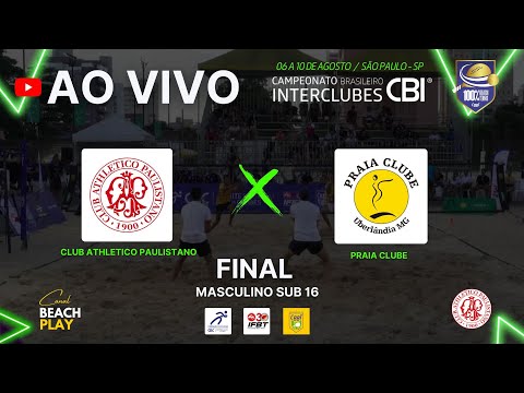 FINAL - MASCULINO SUB 16, ENTRE GUILHERME BERNAL/ PEDRO VALENTE X ENZO FREITAS/ LUCAS GUIMARÃES