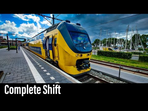 Train Cab Ride NL / A Complete Shift / Province of North Holland / Sprinter + Intercity / May 2022