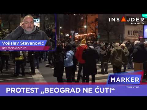 Protest „Beograd ne ćuti“: Zatvoren saobraćaj u centru grada
