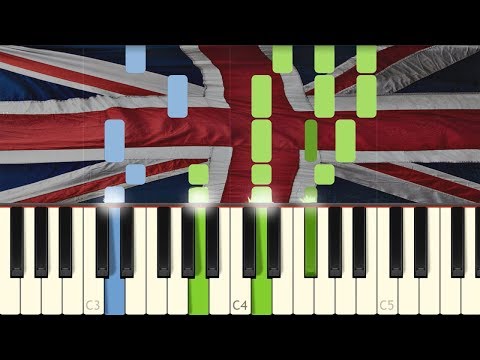 God Save the Queen/King - National Anthem UK [Piano Tutorial] (Synthesia)