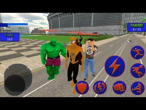 Spider Hero Robot City Battle | Spider Hero City Rescue Missions - Android GamePlay