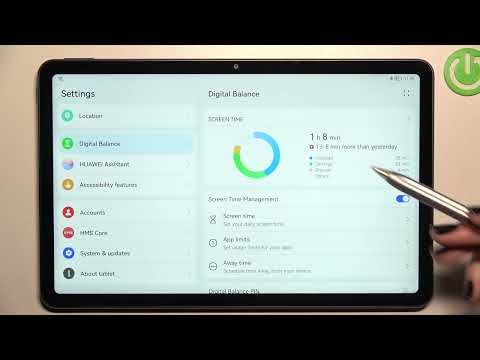 How to Access Total Screen Time Data of Huawei MatePad 10 4 2022 - Locate App Time