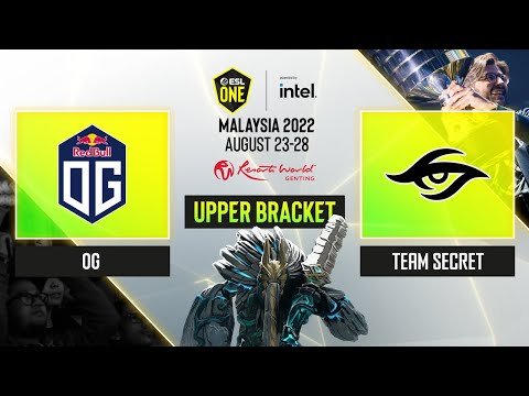 Dota2 - OG vs Team Secret - Game 1 - ESL One - Malaysia 2022 - Upper Bracket