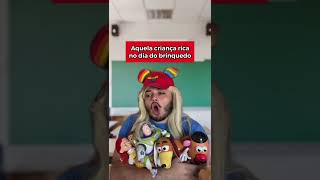 Aquela criança rica no dia do brinquedo #comedia #crianças #escola