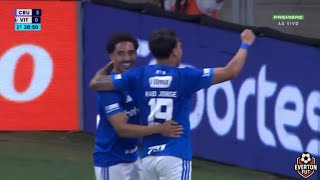 Gols: Cruzeiro 3x0 Vitória - Brasileirão 2026