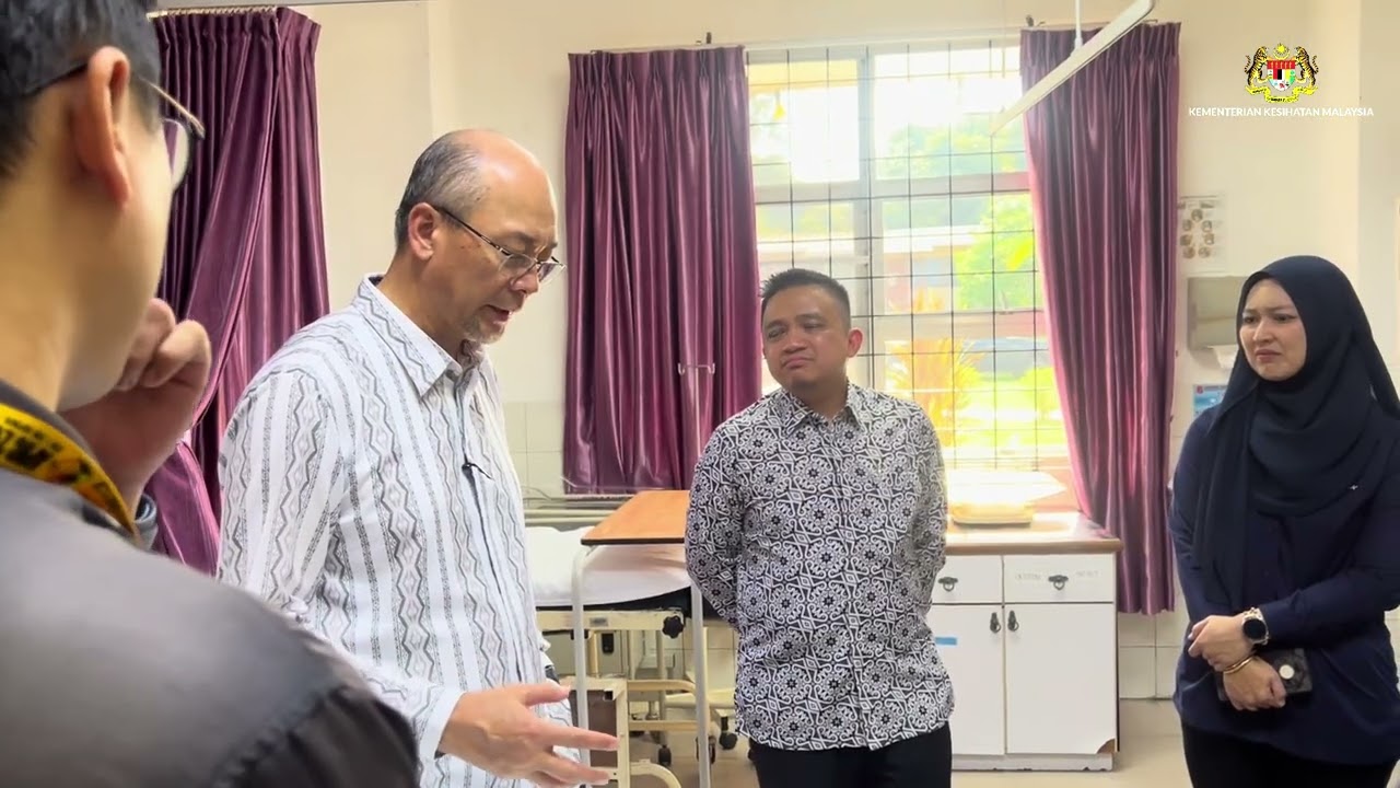 Lawatan Kerja Rasmi Ketua Pengarah Kesihatan ke Klinik Pusa