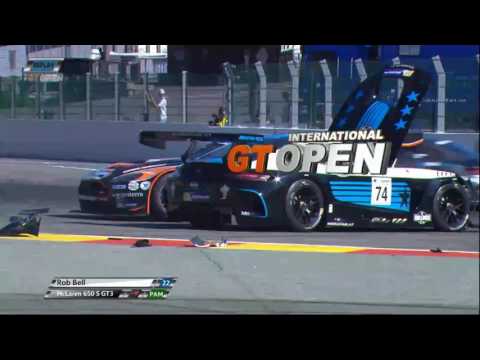 International GT Open 2017. Race 1 Circuit de Spa-Francorchamps. M.Konrad & F.Sini Crash