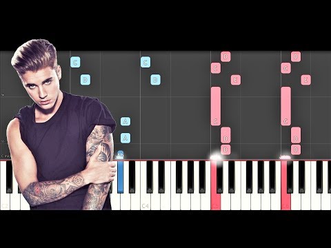 Dj Khaled ft Justin Bieber , Quavo, Chance The Rapper - No Brainer (Piano Tutorial)