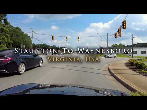 Staunton To Waynesboro, Virginia, USA