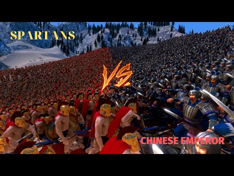10.000 SPARTANS vs 15.000 CHINESE-4K Ultimate Epic Battle