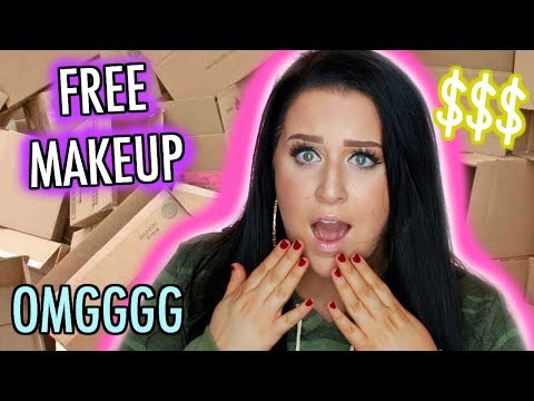 HUGE PR UNBOXING HAUL!! FREE MAKEUP + GIVEAWAY!!