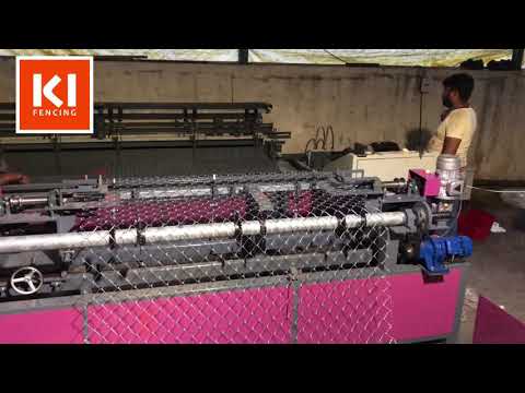Automatic Chain Link Fencing Making Machine