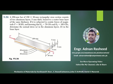 2-36 Stress and Strain Chapter (2) Mechanics of materials
