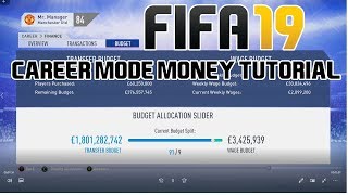 FIFA 19 Career Mode Tutorial: How To Get 1 BILLION Transfer Budget!