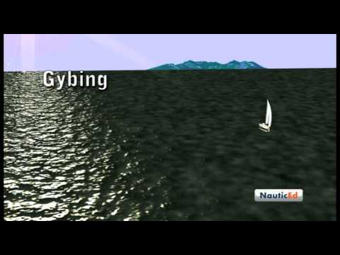 Learn to sail - the maneuvers of a sailboat. Tacking, gybing,  etc