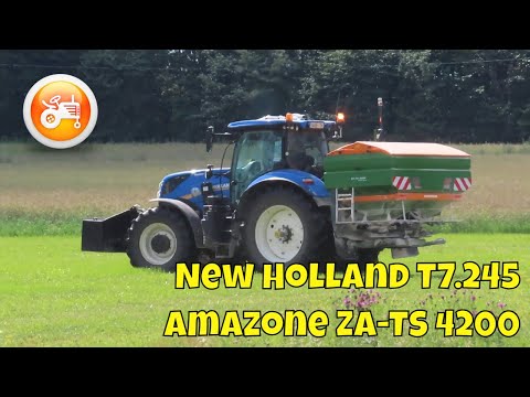 Fertilizing 2023 | New Holland T7.245 & Amazone ZA-TS 4200 Profis Hydro
