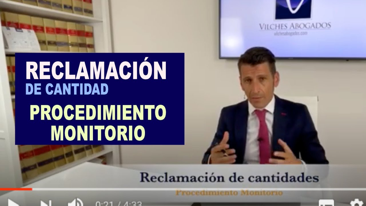 🔴  Procedimiento Monitorio  |  Reclamación de Cantidad  | Vilches Abogados Madrid