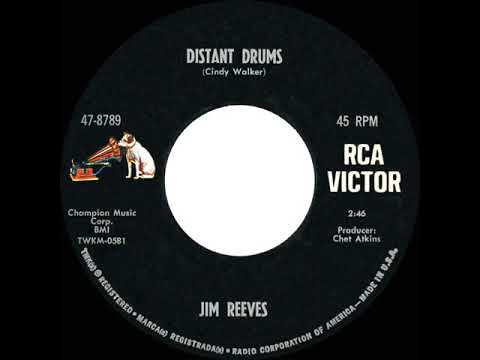 1966 HITS ARCHIVE: Distant Drums - Jim Reeves (a #1 C&W & UK hit--mono 45)