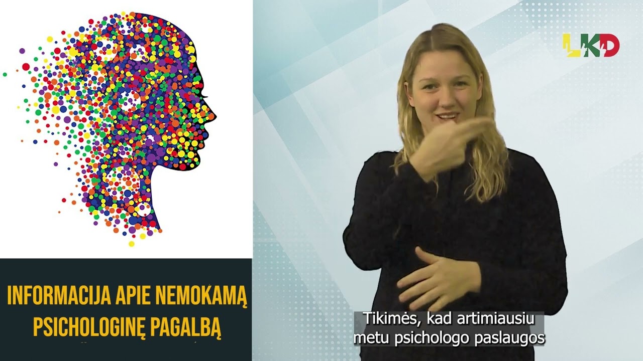 Lietuvos kurčiųjų draugijoje psichologo paslaugos laikinai neteikiamos