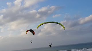 preview picture of video 'Parapente Maroc  - Moulay Bousselhame - Grande Dune 17/11/2014'
