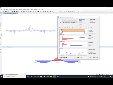Beam Analysis in SAP2000