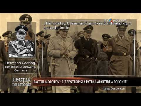 Lecția de istorie: „Pactul Molotov - Ribbentrop și a patra împărțire a Poloniei”