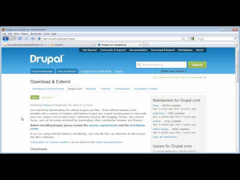 comment installer drupal