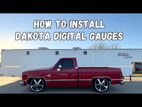 How to Install Dakota Digital Gauges | Squarebody Chevy Truck