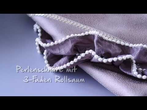 Tutorial: Videoanleitung zu BERNINA Paspel-/Perlenfuss für Overlockmaschinen