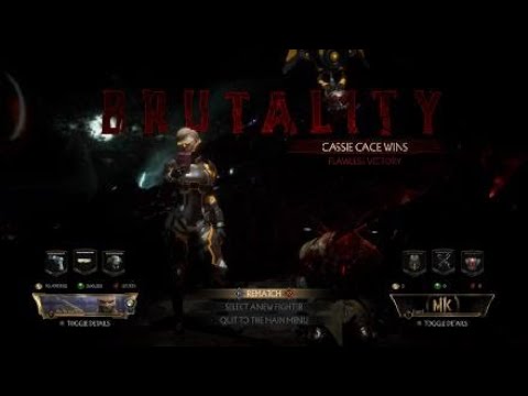 Mortal kombat 11 cassie cage brutality tutorial:  totes ewww