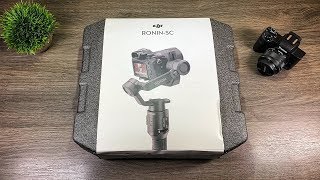 פתיחת קופסה, הגדרה ורושם ראשוני של DJI Ronin SC עם Canon M50