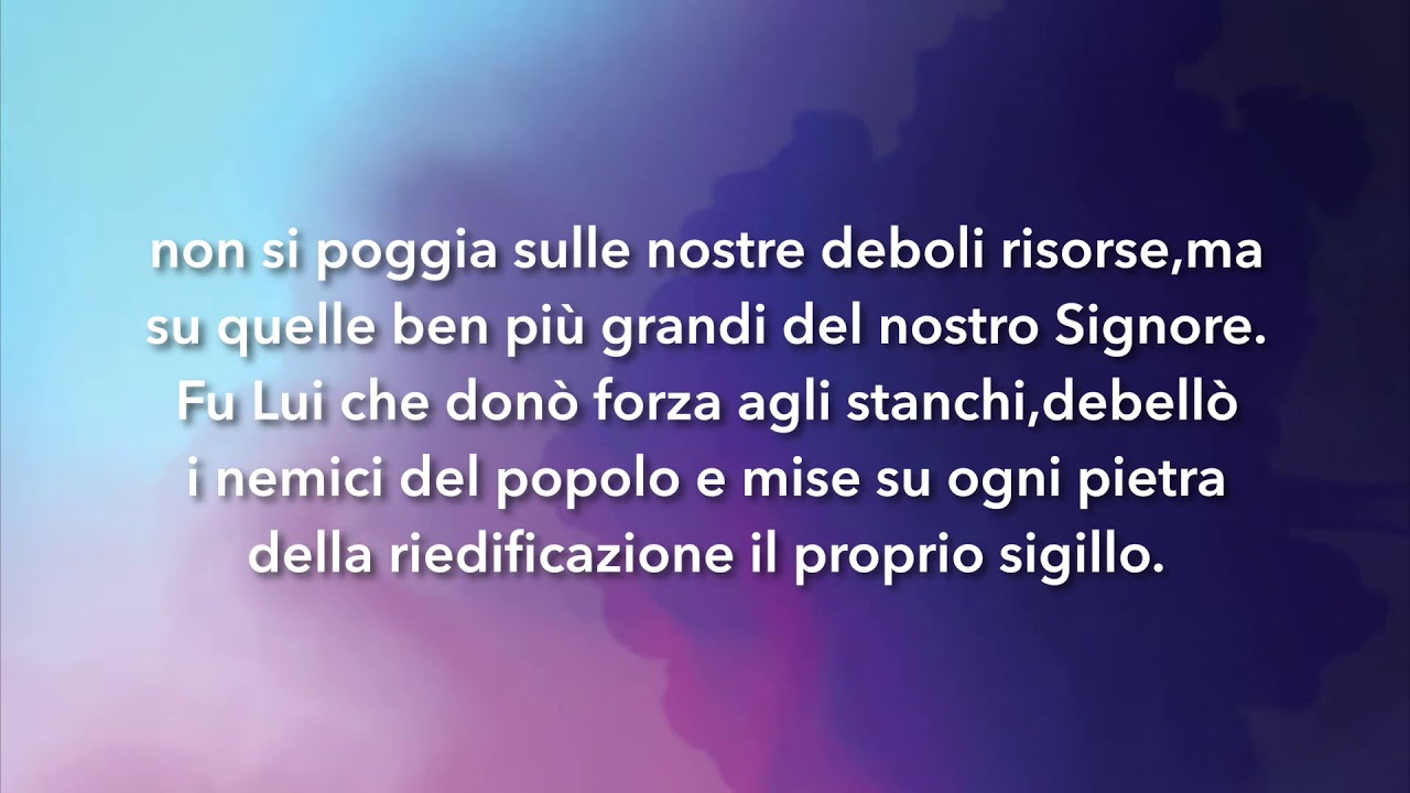 Meditazione Calendario "Parole di Vita" del 13 Ottobre 2019