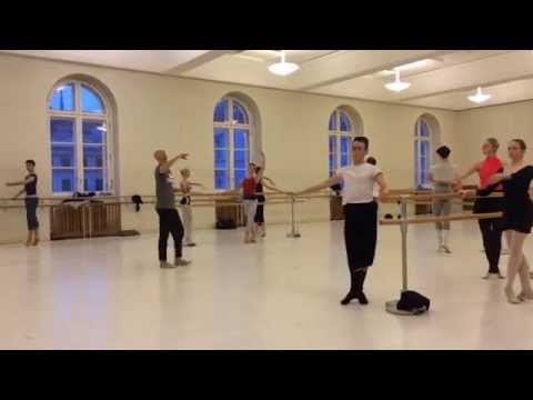 Class with Robert Vienna State Opera Ballet Jugendkompanie