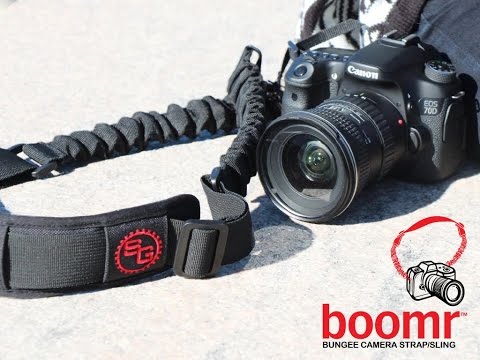 StatGear BOOMR Bungee Camera Strap (Black Logo)