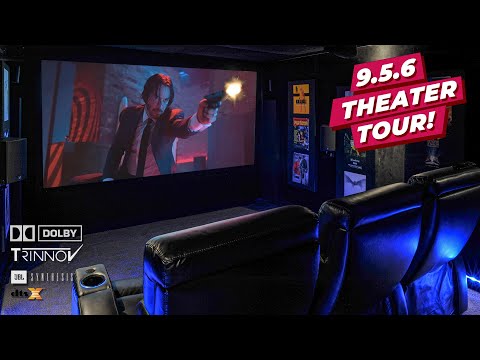 AMAZING 9.5.6 HOME THEATER TOUR! TRINNOV JBL / ARENDAL / ALTITUDE16 / SONY VPL 760ES 4K Dolby Atmos!