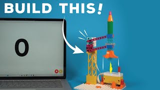 How to build and program a LEGO Rocket with SPIKE Essential