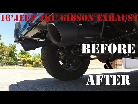 *AMAZING SOUND* Gibson Performance Exhaust on Jeep Wrangler