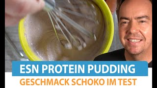 ESN Protein Pudding Test - Konsistenz, Löslichkeit und Geschmack (Schokolade)