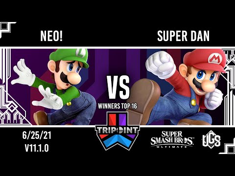 Tripoint Smash 102 - Winners Top 16 - NEO!(Luigi) Vs. Super Dan(Mario)