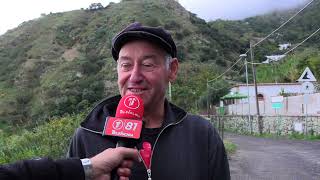 Forio. Via Corbaro: Water flow has changed, but no one is taking care of the forest.