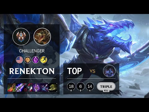 Renekton Top vs Sylas - NA Challenger Patch 10.15