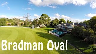 preview picture of video 'Bradman Oval - Cricket World Cup 2015 Tribute Aerial Flyover'