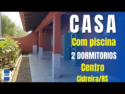CASA À VENDA EM CIDREIRA COM PISCINA!